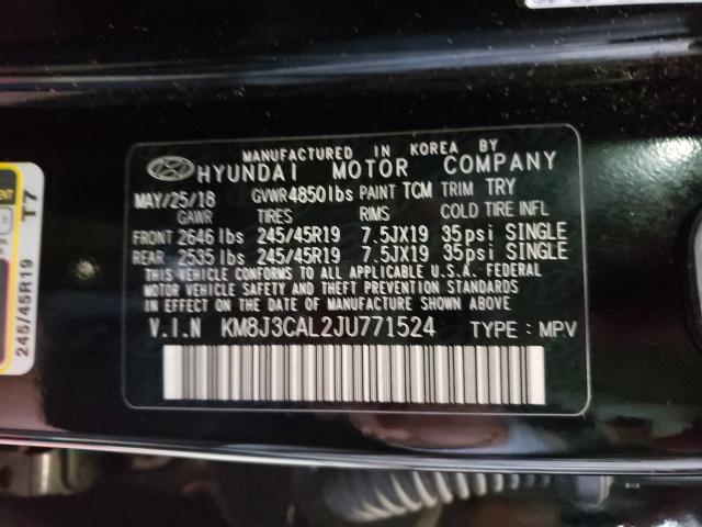 2018 HYUNDAI TUCSON SPO KM8J3CAL2JU771524