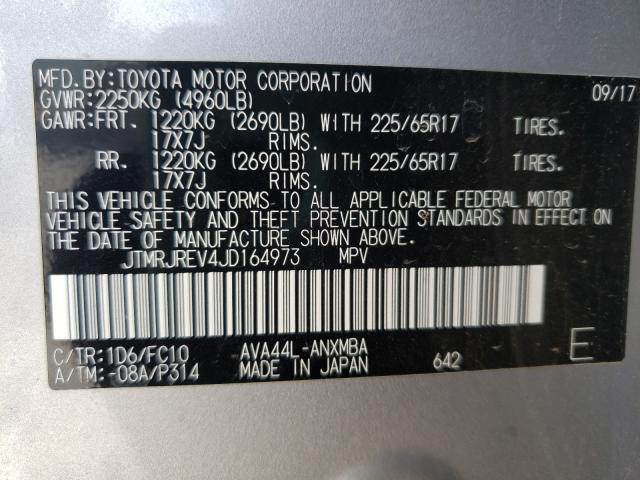 2018 TOYOTA RAV4 HV LE JTMRJREV4JD164973