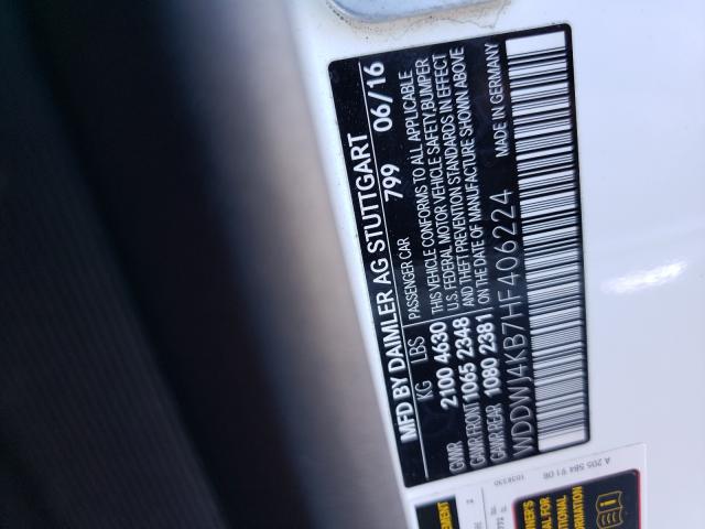 WDDWJ4KB7HF406224 Mercedes-Benz C 300 4Mat 2017. Фото: 9