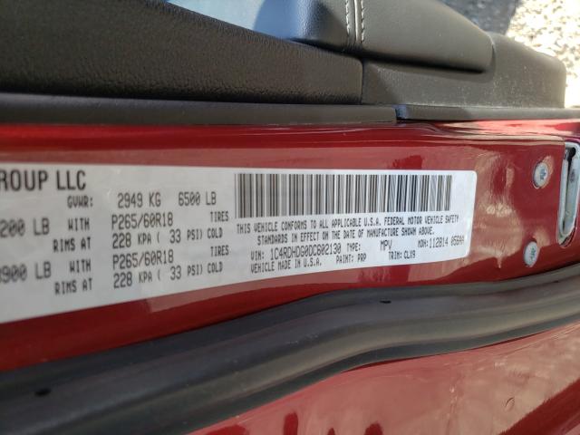 2013 DODGE DURANGO CR 1C4RDHDG0DC602130