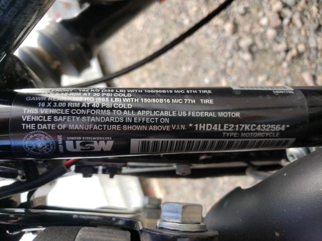 2019 HARLEY-DAVIDSON XL883 N 1HD4LE217KC432564