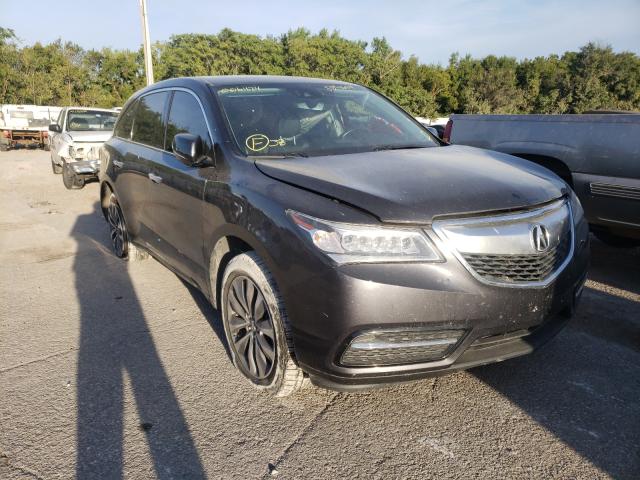 Salvage cars for sale from Copart Oklahoma City, OK: 2016 Acura MDX Techno