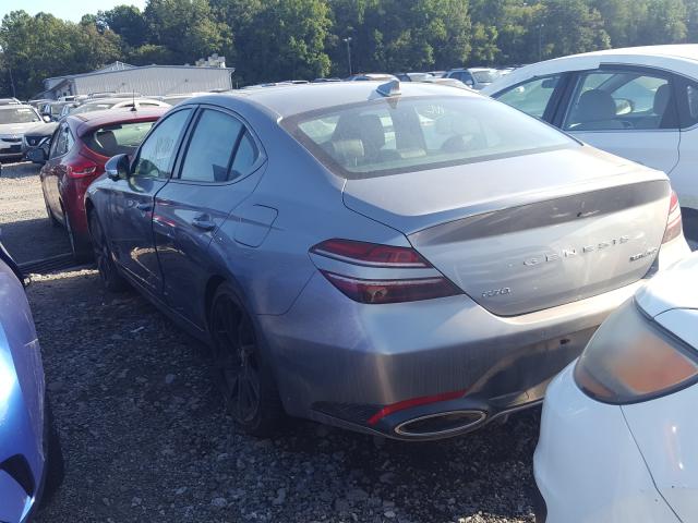 2022 GENESIS G70 BASE KMTG54TE4NU085604