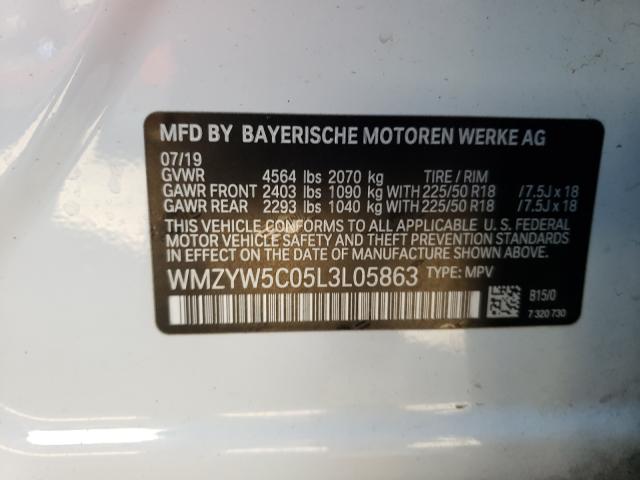 2020 MINI COOPER COU WMZYW5C05L3L05863