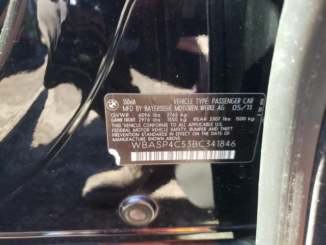 2011 BMW 550 XIGT WBASP4C53BC341846