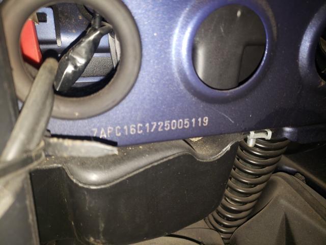 2002 VESPA C161C ZAPC16C1725005119