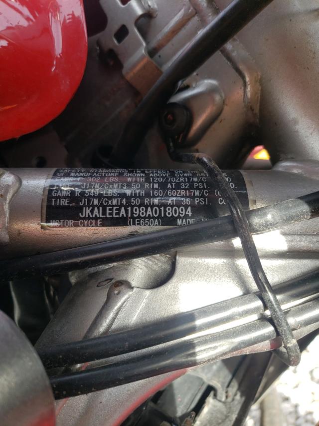 2008 KAWASAKI KLE650 A - JKALEEA198A018094