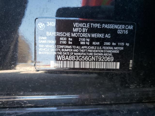 2016 BMW 340 I WBA8B3G56GNT92069