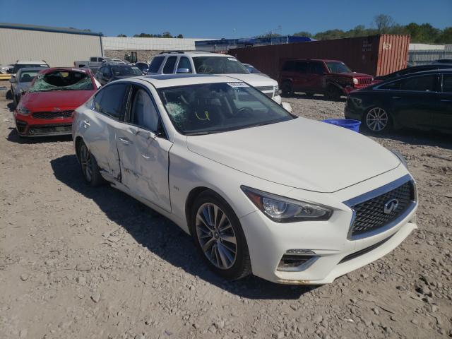 Salvage cars for sale at Hueytown, AL auction: 2018 Infiniti Q50 Luxe