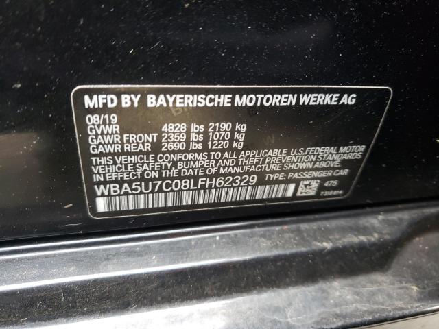 2020 BMW M340I WBA5U7C08LFH62329
