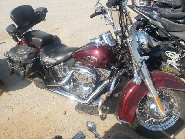 Salvage motorcycles for sale at Bridgeton, MO auction: 2014 Harley-Davidson Flstc Heritage Softail Classic