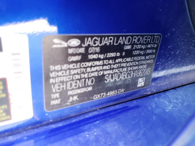 2017 JAGUAR XE PREMIUM SAJAD4BG3HA962049