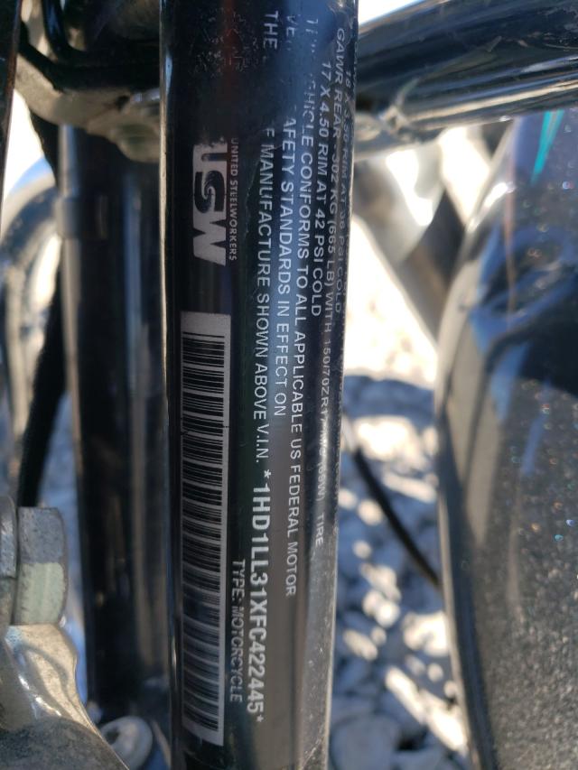2015 HARLEY-DAVIDSON XL1200 T 1HD1LL31XFC422445