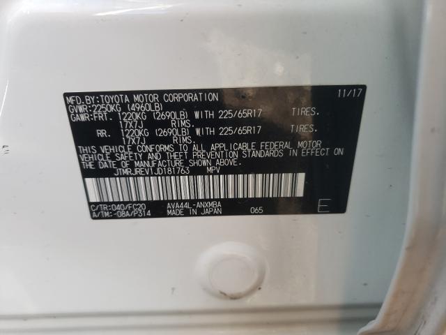 2018 TOYOTA RAV4 HV LE JTMRJREV1JD181763
