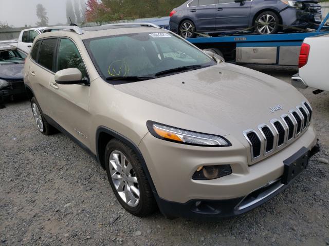 Salvage cars for sale from Copart Arlington, WA: 2015 Jeep Cherokee Limited