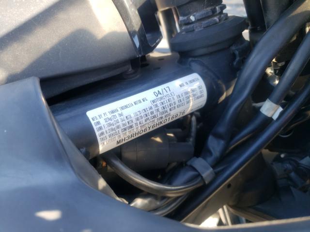 2017 YAMAHA YZFR3 MH3RH06Y6HK016976