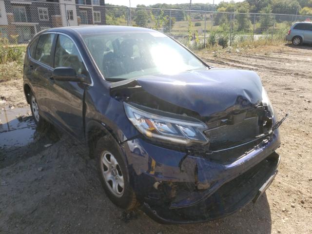 Salvage cars for sale from Copart Madison, WI: 2015 Honda CR-V LX