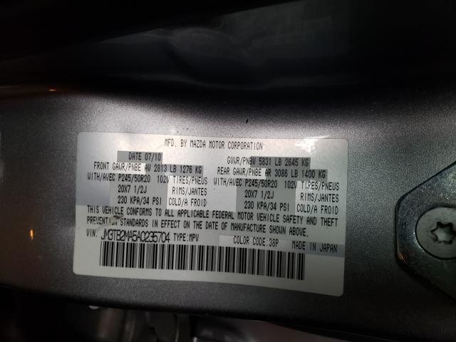 2010 MAZDA CX-9 JM3TB2MA5A0235704