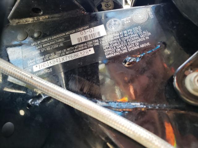 2007 HARLEY-DAVIDSON FLHX 1HD1KB41X7Y686328