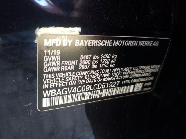 2020 BMW 840XI WBAGV4C09LCD61927