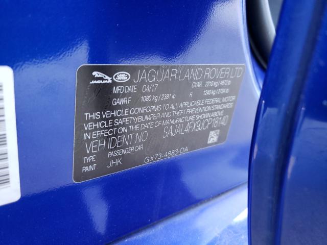 2018 JAGUAR XE R - SPO SAJAL4FX9JCP18140