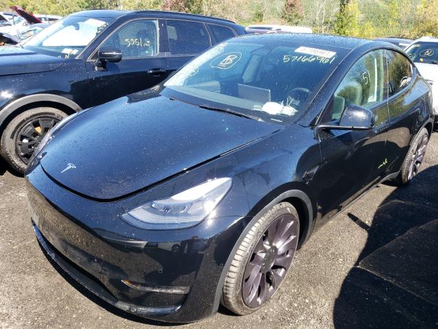 2021 TESLA MODEL Y 5YJYGDEF9MF246197