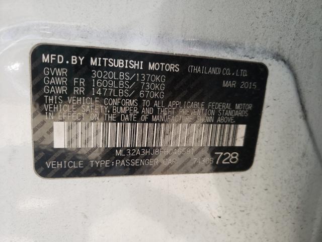 2015 MITSUBISHI MIRAGE DE ML32A3HJ8FH046581