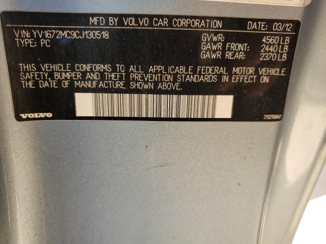 2012 VOLVO C70 T5 YV1672MC9CJ130518