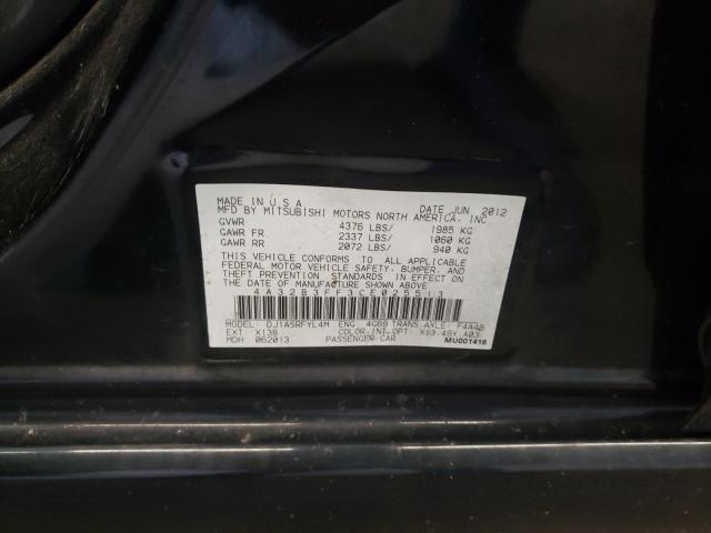 2012 MITSUBISHI GALANT ES 4A32B3FF3CE025513