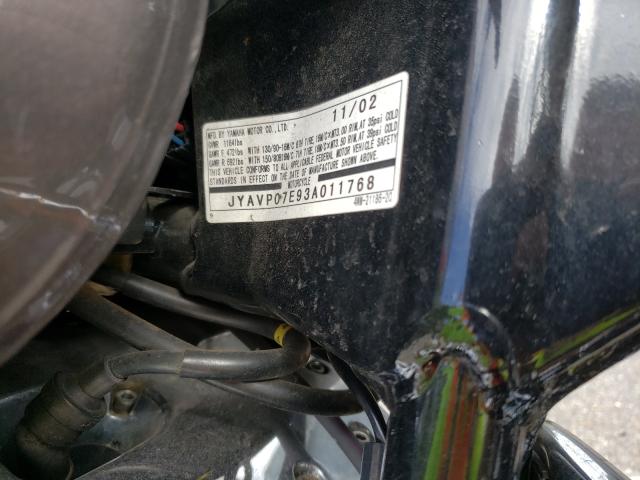 2003 YAMAHA XV1600 AT JYAVP07E93A011768
