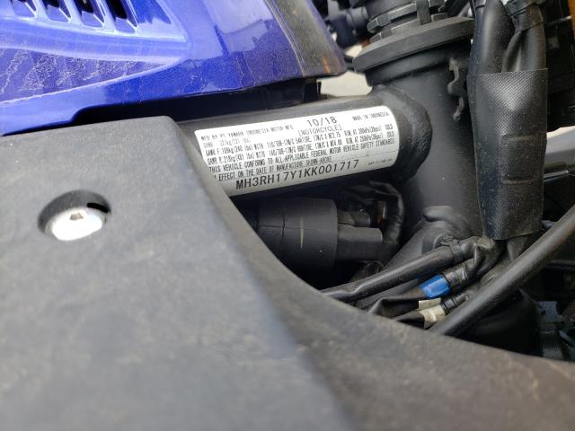 2019 YAMAHA YZFR3 MH3RH17Y1KK001717