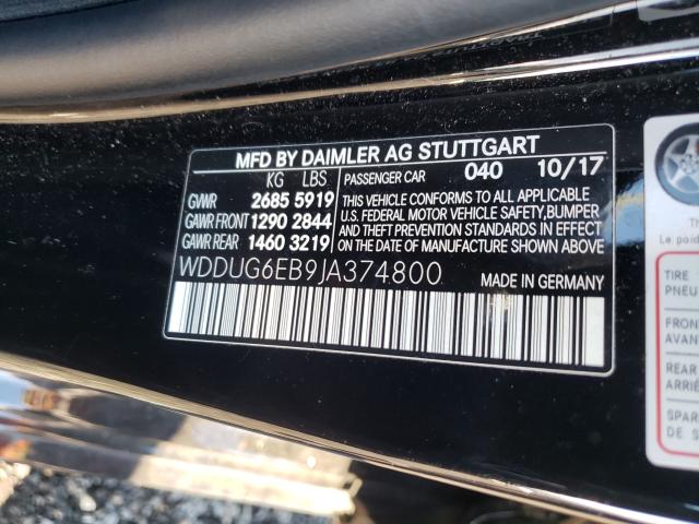 2018 MERCEDES-BENZ S 450 4MAT WDDUG6EB9JA374800