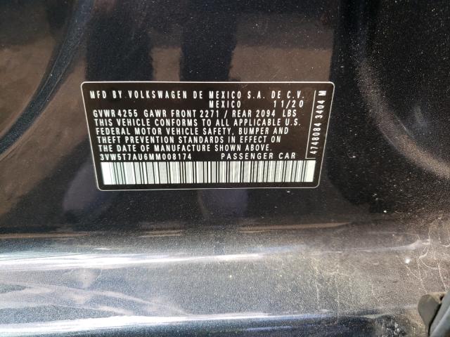 2021 VOLKSWAGEN GTI S 3VW5T7AU6MM008174