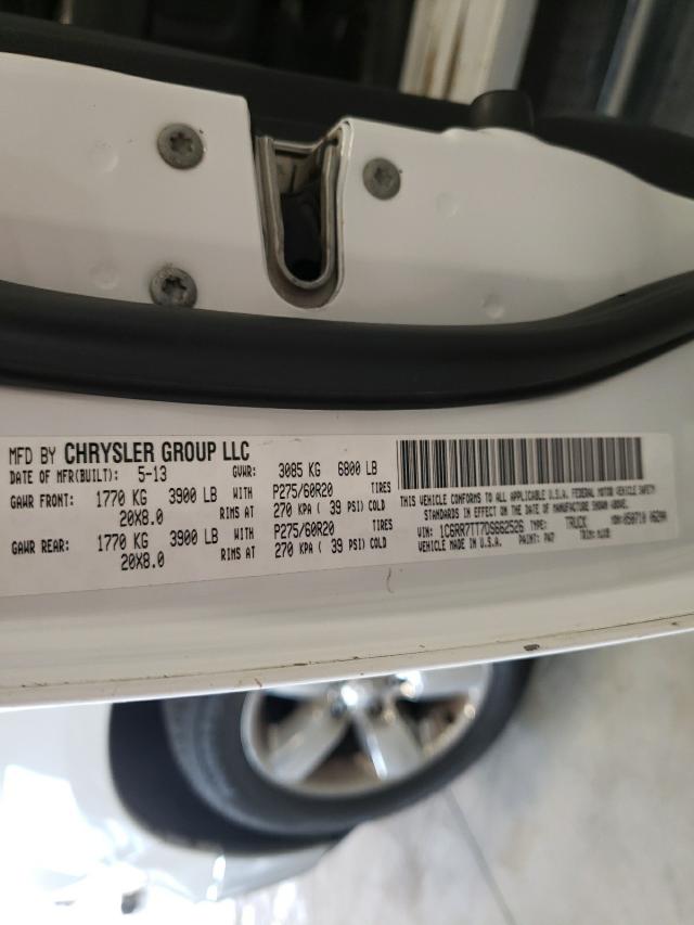 2013 DODGE 1500 1C6RR7TT7DS662526