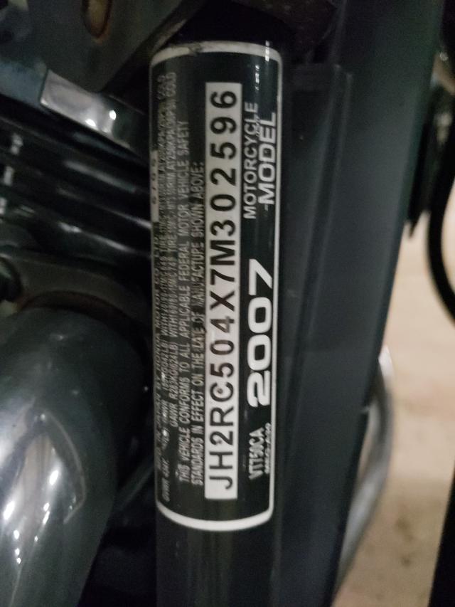 2007 HONDA VT750 JH2RC504X7M302596