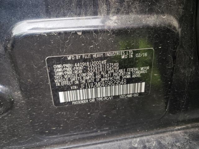 2016 SUBARU WRX STI JF1VA2M64G9829548