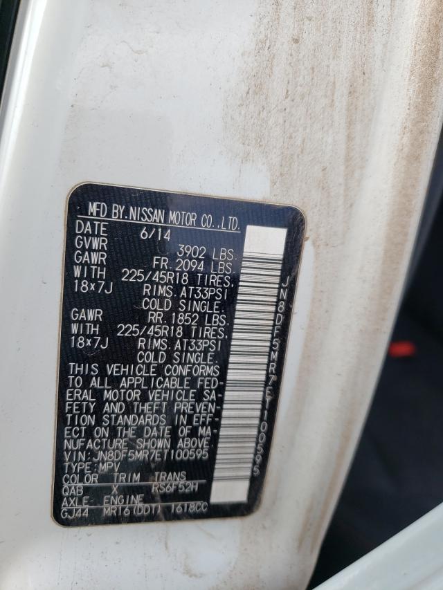 2014 NISSAN JUKE NISMO JN8DF5MR7ET100595