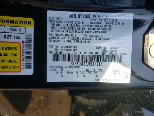 2018 LINCOLN MKZ RESERV 3LN6L5EC3JR614216