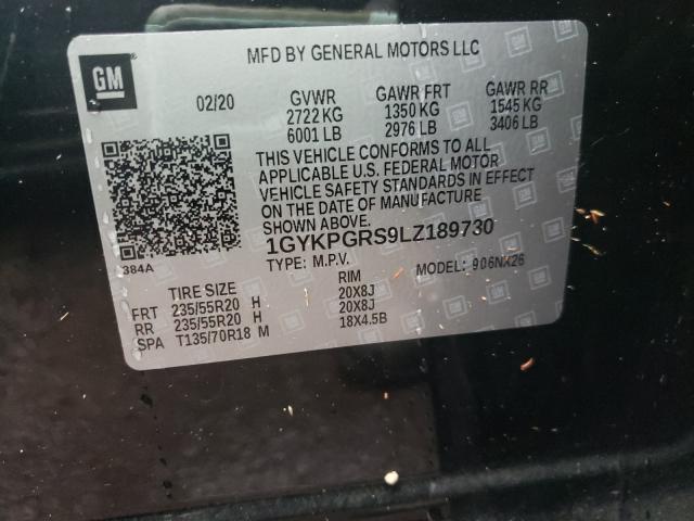 2020 CADILLAC XT6 SPORT 1GYKPGRS9LZ189730