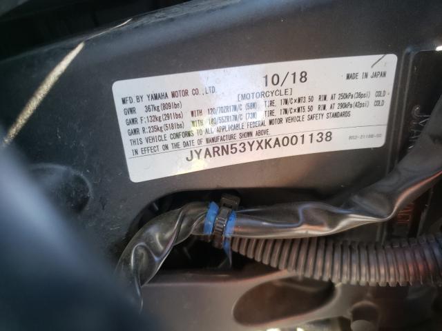 2019 YAMAHA MT09 C JYARN53YXKA001138