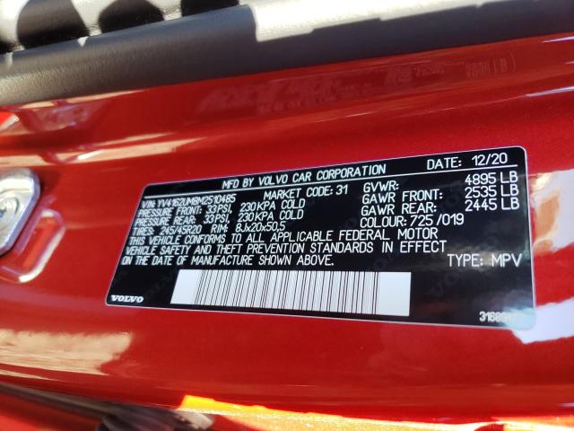 2021 VOLVO XC40 T5 R- YV4162UM8M2510485