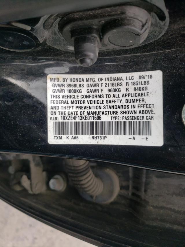 2019 HONDA INSIGHT LX 19XZE4F13KE011696