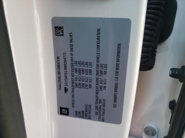 2021 CADILLAC ESCALADE S 1GYS4FKL5MR264771