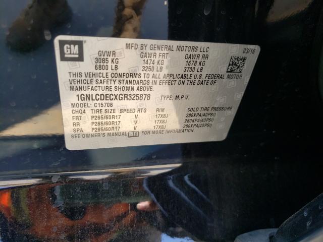 2016 CHEVROLET TAHOE POLI 1GNLCDECXGR325878