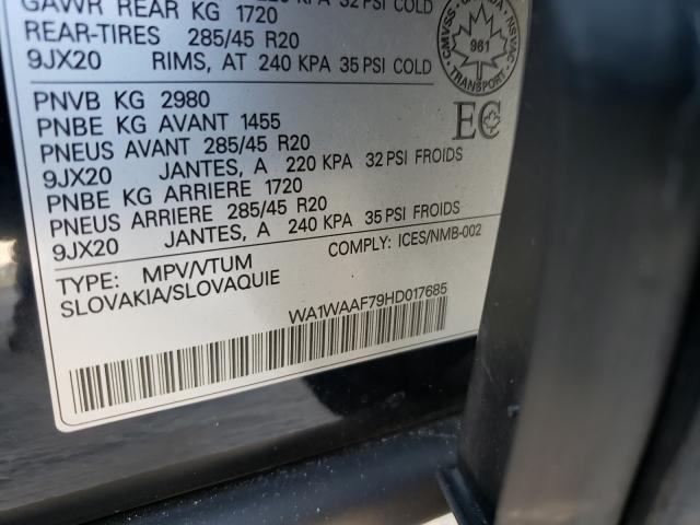 2017 AUDI Q7 TECHNIK WA1WAAF79HD017685