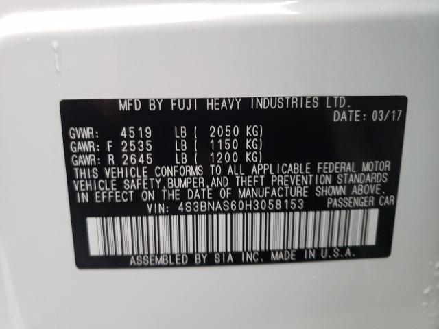 2017 SUBARU LEGACY SPO 4S3BNAS60H3058153