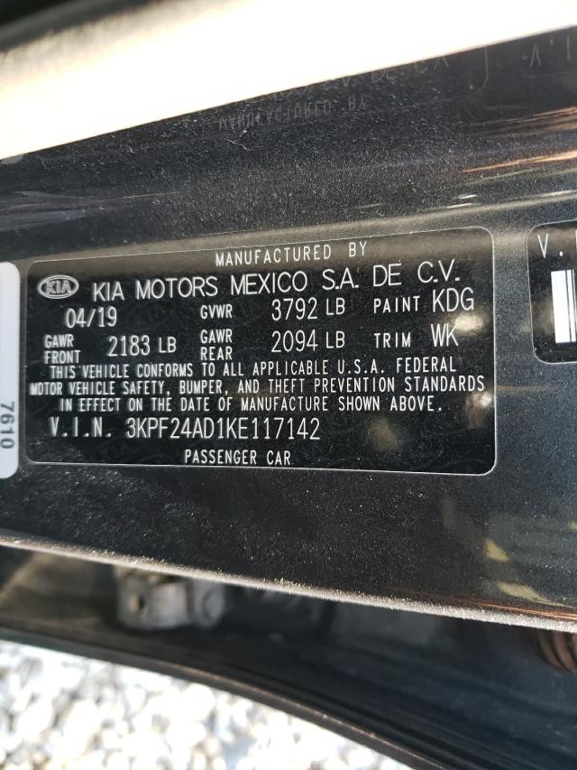 3KPF24AD1KE117142 Kia Forte FE 10