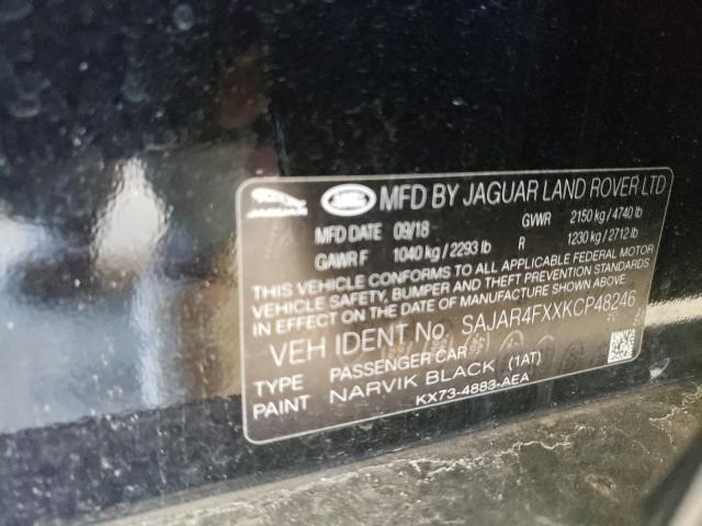 2019 JAGUAR XE SAJAR4FXXKCP48246