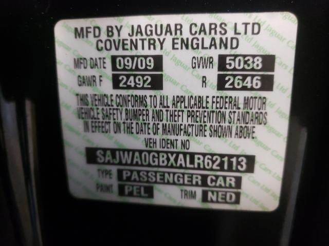 2010 JAGUAR XF PREMIUM SAJWA0GBXALR62113