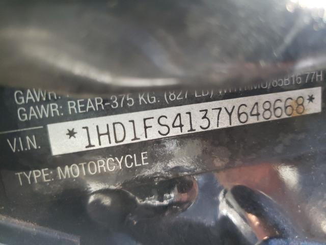 2007 HARLEY-DAVIDSON FLTR 1HD1FS4137Y648668